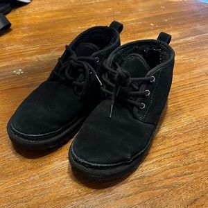 Ugg used boots with ties, Black, SIZE 7